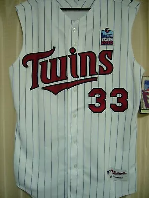 MLB  Minnesota Twins  #33  Justin Morneau Authentic Jersey  2010 Target Field • $100