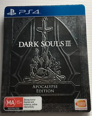 PS4 - Dark Souls III - Apocalypse Edition (Steelbook) With Game And Soundtrack • $49.95