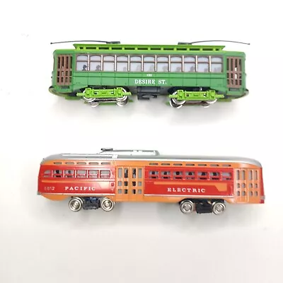 HO Scale Bachmann Trolley Streetcar Pacific Electric Desire St.  Lot Of 2 • $26.99