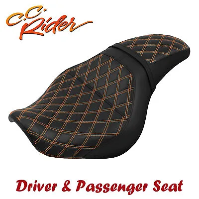 C.C. RIDER Two-Up Seat Driver & Passenger Fit For Honda Shadow Aero 750 VT750C • $160