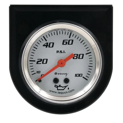 $21.65 • Buy Equus Engine Oil Pressure Gauge 5244; 5000 Series 0-100 Psi 2  Mechanical