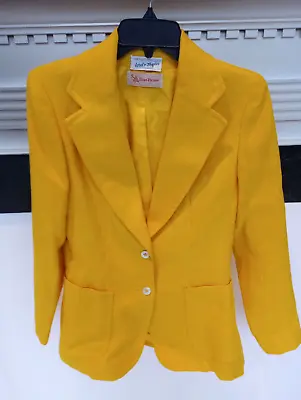 Lord & Taylor 5th Avenue Or Evan Picone? Yellow Blazer Jacket • $18.99
