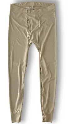$11.50 • Buy United Join Forces Base Layer 1 Silk Weight Long Underwear Pants Beige Mens Med