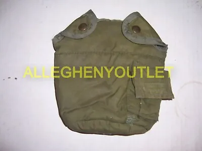 Genuine US Military OD ALICE CANTEEN COVER 1QT CARRIER POUCH W ALICE CLIPS NICE • $7.99