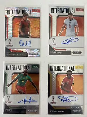$35 • Buy Panini Prizm 2022 World Cup  International Ink Auto Prizm - Messi Ronaldo Neymar