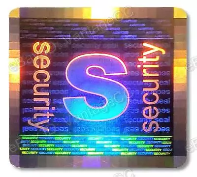 300x LARGE 30mm Square Hologram Stickers Labels UNNUMBERED SECURITY Warranty • £13.15