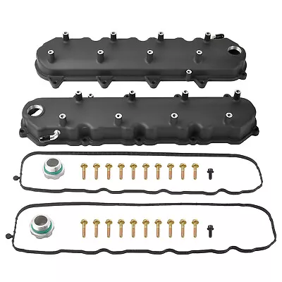 Black Aluminum Valve Cover W/Coil Mount For GM LT GEN V LT1 LT4 L83 L86 6.2 • $128.99