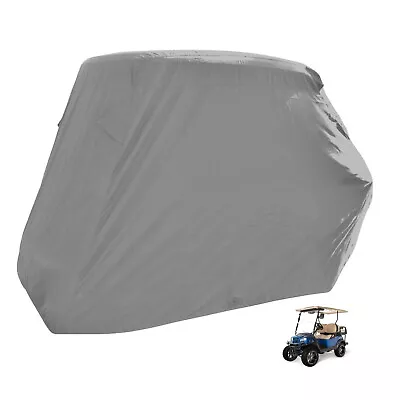 4 Passenger (Short Roof 58 L) Seater Golf Cart Storage Cover EZGO Club Car Grey • $59.99