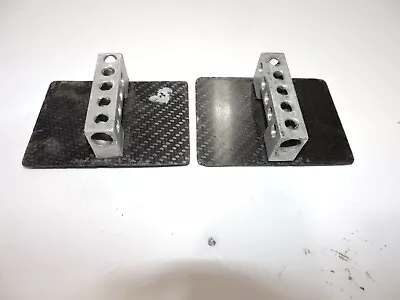 (2)  Carbon Fiber 3  X 4  Frame Rail Ends Caps Late Model Nascar • $32