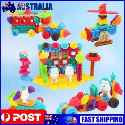 Bristle Shape Blocks Build And Play Fun Bricks Set For Boys Girls (82pcs) • $26.99