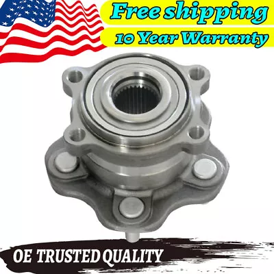 Rear Wheel Hub And Bearing Assembly For 2007-2008 INFINITI G35 G35X QX70 V6 3.7L • $43.18