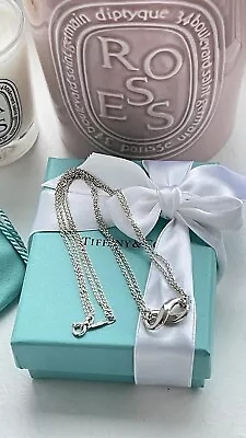 Tiffany Infinity Pendant In Sterling Silver NEW • $303.41