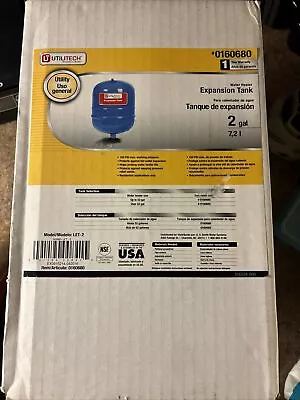 Water Heater EXPANSION TANK 2 Gallon 0160680 New Sealed. • $39.99