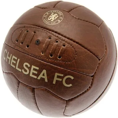 Chelsea FC Faux Leather Football Heritage Ball Size 5 • £18.99