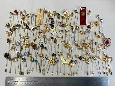 Collection Lot Great Variety Mostly Vintage Stick Pins.. #Decoration - M10 • $179.99