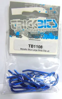 RC Body Clips Bodyshell Clips (8pcs) 1/5 Scale Metallic Blue Large TB1108  • £2.99
