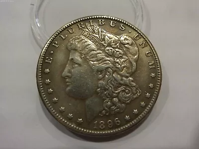 1896 S Morgan Silver Dollar BU Uncirculated . Key Date. • $225