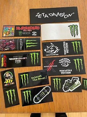 Japan MONSTER Energy Drink Sticker X 11 ZETA Final Fantasy MAN WITH A MISSION • $14.99