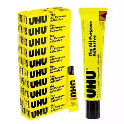 UHU ALL PURPOSE GLUE 20ml SIZE TUBES  STRONG CLEAR ADHESIVE Original • £3.40