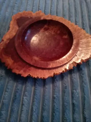 Manzanita Live Edge Burl Natural Bark Edge Bowl • $31