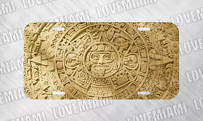 Mayan Aztec Calendar Mexico Latin America  License Plate Auto Car Tag FREE SHIP • $16.99