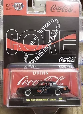 M2 Machines 1:64 Coca-Cola 1987 Buick  Grand National Custom A38 24-04 • $16.99