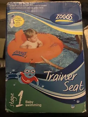 Zoggs Baby Swimming Trainer Seat Stage 1 (12 - 18 Months) - Orange • £4.99