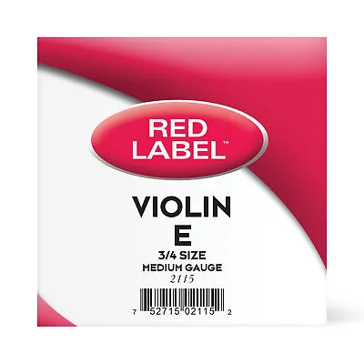 $2.99 • Buy Red Label Violin E Single String 3/4 Medium