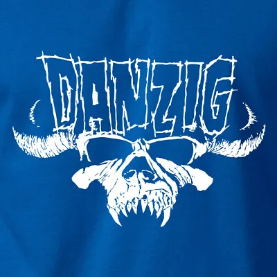 DANZIG T-Shirt Punk Rock Band Logo Vintage Horror Psycho Music S-6XL Tee • $18.95