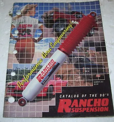 Original1989 Rancho Catalog-63 Pages- 7 Pics Shown- Nice Shape • $14