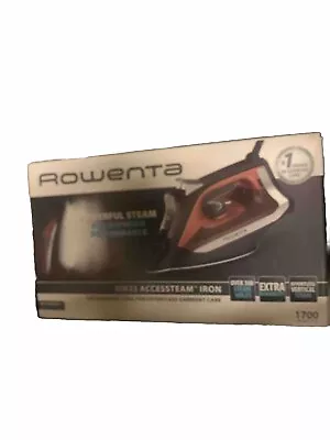 Rowenta Access Stainless Steel Soleplate Steam Iron Clothes DW23 1700 W • $49