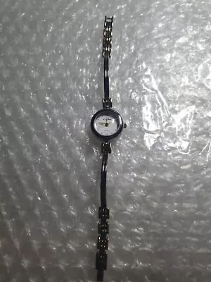 Le Chat Ladies White Face Silver & Gold Tone Watch. New In Packet. • £4.75