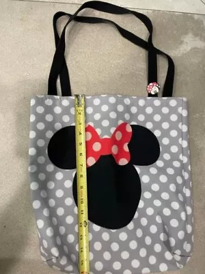 Disney Store Tote Bag  Minnie Mouse Canvas  Shoulder Bag • $10