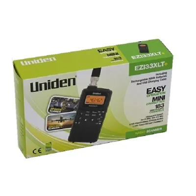 Radio Scanner Uniden Bearcat EZI33 XLT+ PLUS Air Marine Receiver + BATTERIES! • £98.90