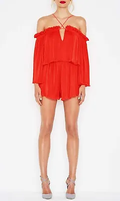 Alice McCall Red Locomotion Playsuit - Size 8 • $80
