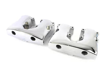 Shovelhead Rocker Box Cover Set Chrome Fits Harley Davidson • $313.99