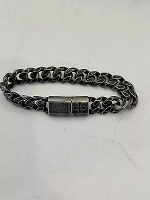 Hero Bracelet Stainless Steel Knights Creed Believe Credo • $39