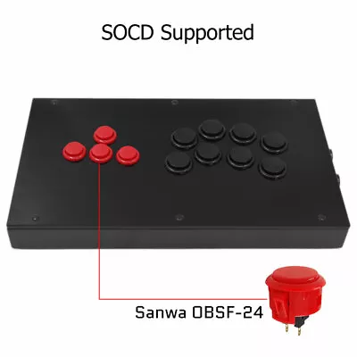 RAC-J800BB All Buttons Arcade Joystick Fight Stick For PS4/PS3/PC • $129.99