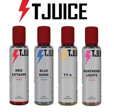 T-Juice Vape E-Liquid 20ml Concentrate Premium Longfill Nicotine Free 0mg • £6.99
