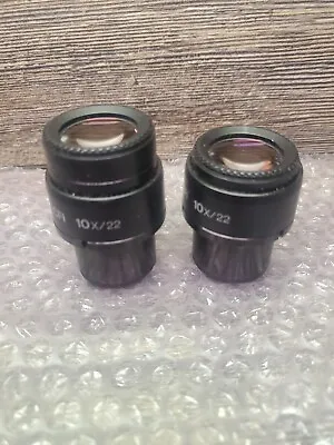 A Pair Of Nikon CFI 10X/22 Microscope Eyepieces 30mm  • $149.95