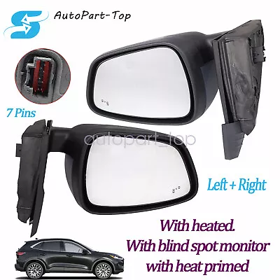 2 Pcs Left + Right Side Mirror With Blind Spot / Heat Fits Ford Escape 2020-2023 • $169.44