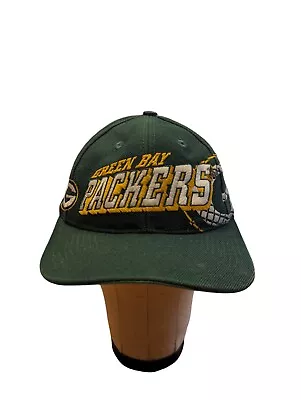 Vintage Green Bay Packers Sports Specialties Grid Snapback Hat Cap 90s NFL • $19.96