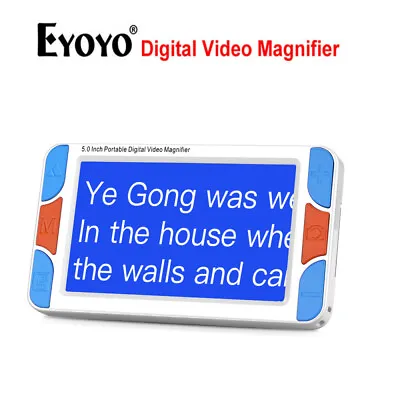 £153.70 • Buy Digital 5.0 Inch Portable Electronic Video Magnifier Read Aids Tools Zoom Rate