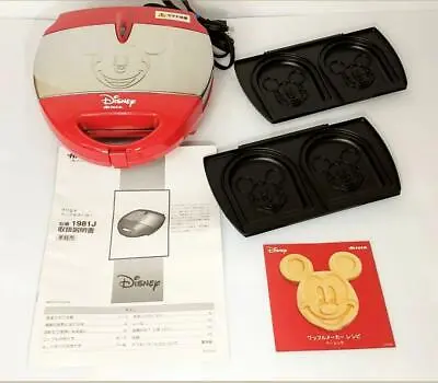 Disney DeLonghi Ariete Waffler Maker 1981J Mickey • $161