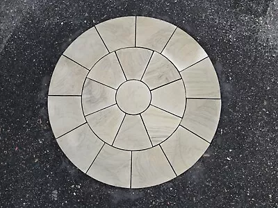 Circle Patio Kits - Natural Yorkshire Stone - Quarried In UK - Not Concrete • £1990