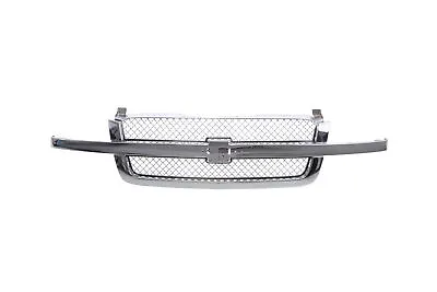 For 2003-2006 Chevrolet Silverado Pickup Front Grille All Chrome GM1200514 • $125.14