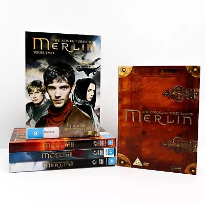 The Adventures Of Merlin: Season 1 - 5 (DVD 2012) Complete TV Series 1 2 3 4 & 5 • $48.92
