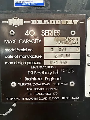 Bradbury 4 Post Ramp • £500