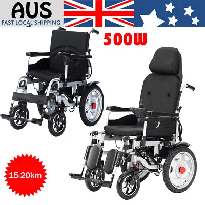 Electric Wheelchair Folding Powerful Dual Motor Electric Wheelchair For Adults • $970.99