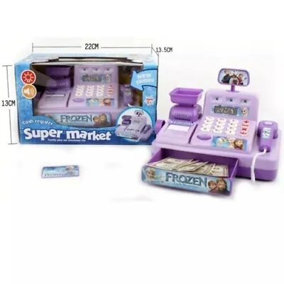 £58.99 • Buy Frozen Kids Cash Register Pretend Play Supermarket Shop Till Toy Play 
